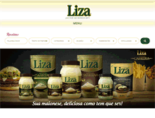 Tablet Screenshot of liza.com.br